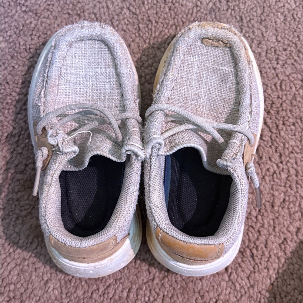 Casual Gray Canvas Shoes
